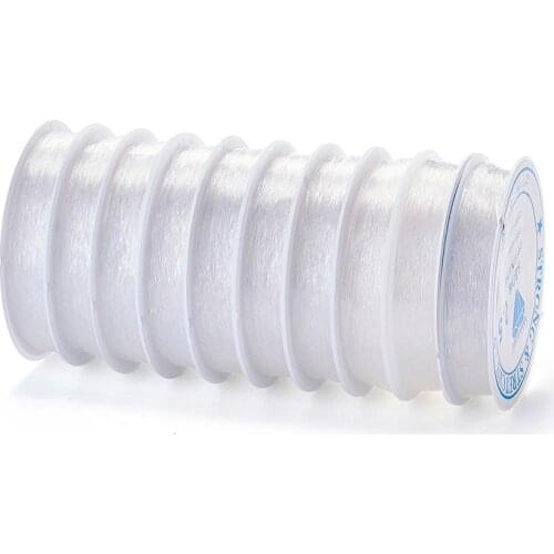 10 Rolls Strong Elastic Crystal Beading Cord Line for Bracelets Stretch Thread String DIY Necklace Jewelry Making Cords 0.4-1mm