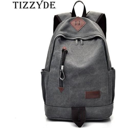 Backpacks for women 2018 Fashion trend backpack mens casual canvas backpack retro travel bag high school student bags HB08