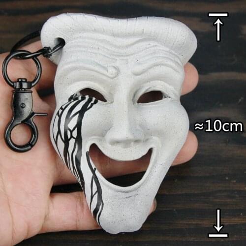 Scp-035 Possessive Mask 10cm Figurine SCP Foundation 035 Toys Figure Collectable Collection Anime Doll Model Key Chain Kid Gift