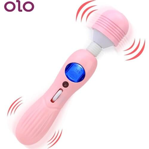 Clitoris Stimulator 9 Frequency 8 Speed Female Masturbator AV Stick Magic Wand Vibrators Adults Products G Spot