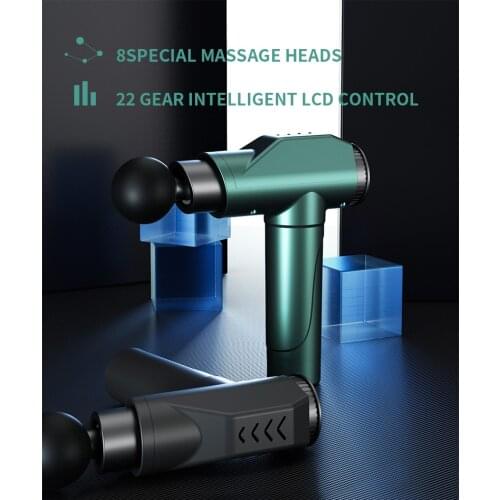 Percussion Therapy Low Noise High Speed Massage Gun Muscle Fascia Gun New Deep Massager Machine BODY Online Technical Support