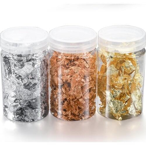 29g Gold Silver Fillings Shiny Glitter Foil Decorative Paper Resin Molds Filling Material Resin Sequins DIY Jewelry Making