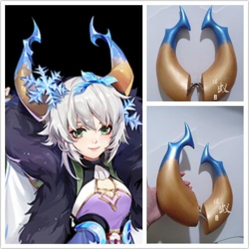 1 Pair Game Cosplay Xuanming Horns Head Clip Headwear Cosplay Props Cosplay Accessories Halloween
