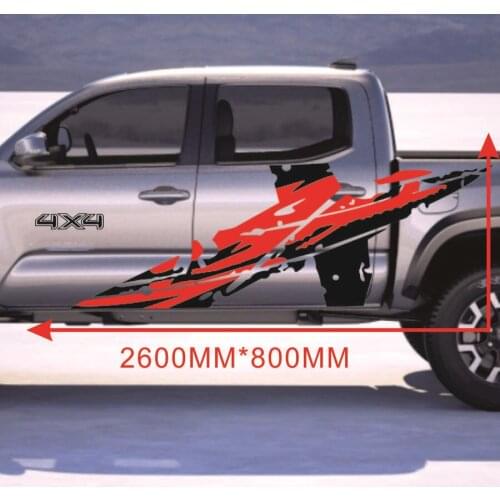 1 Pair Graphics Vinyl Decal for Truck Decal Auto Styling Decoration car stickers for Ford 4x4 Off Road Pickup