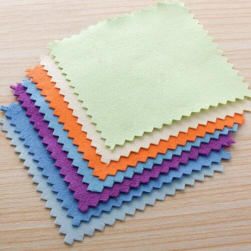 100x Anti-Tarnish Silver Polishing Cleaning Cloth Cleaner Platinum Jewelry New