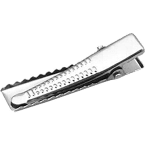 40mm Hair Clip Single Prong Metal Alligator Hair Clips Hairpins Korker Bow 50pcs in 1 Set Hair Accessories #48