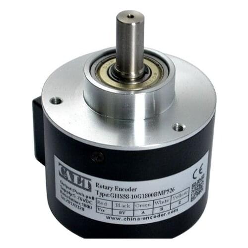 Free shipping Cheap price Solid shaft incremental rotary encoder- GHS58 series 10mm shaft Optical encoder