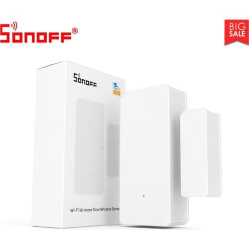 SONOFF DW2 WiFi Wireless Door Window Sensor Detector WiFi App Notification Alerts Smart Home Security Works With EWeLink
