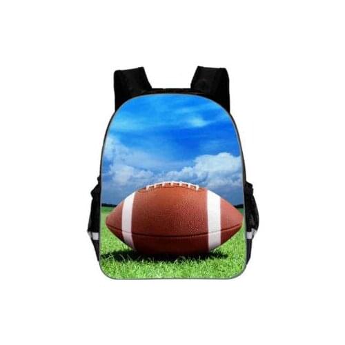 Childrens Backpack Cartoon rugby Prints Pattern School Bag Kids Cute Book Bag Teenager Kids Schoolbags Mochila