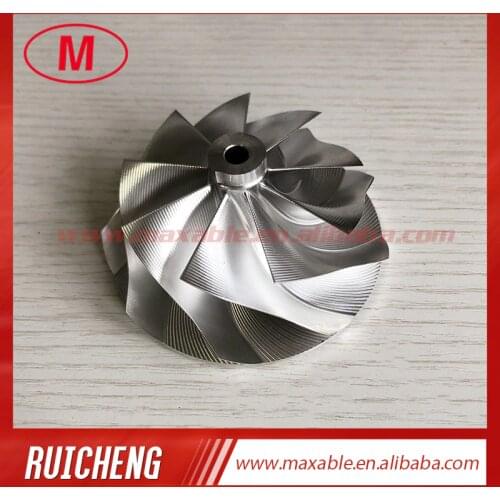 G35-1050 68.07/84.45mm 9+0 Blades point milling turbo aluminum 2618/Milling/billet compressor wheel for 880695-5002S/880700-500