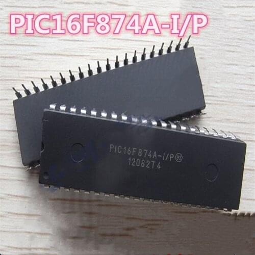 Good quality PIC16F874A-I/P PIC16F874A 16F874A-I/P 16F874A DIP-40 8-bit microcontroller Free shipping