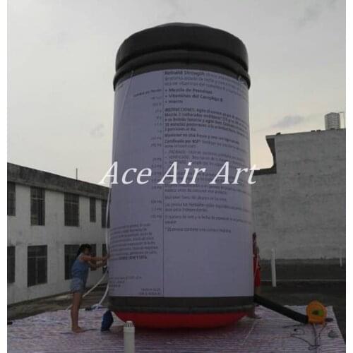 Customized 5m H Product Replica Inflatable Can replica with free digital printing for Advertising