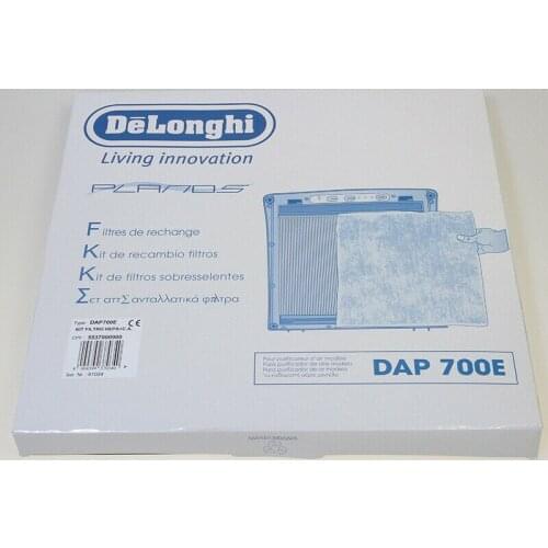 Delonghi Filter kit + HEPA + retina for air purifiers Planos DAP700E