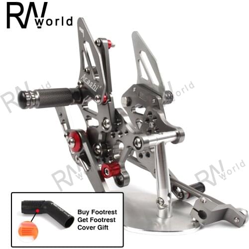 Motorcycle CNC Adjustable Rear Set Rearsets Footrest Accessories For APRILIA RSV4 R RSRV4R FACTORY 09-12 2009 2010 2011 2012