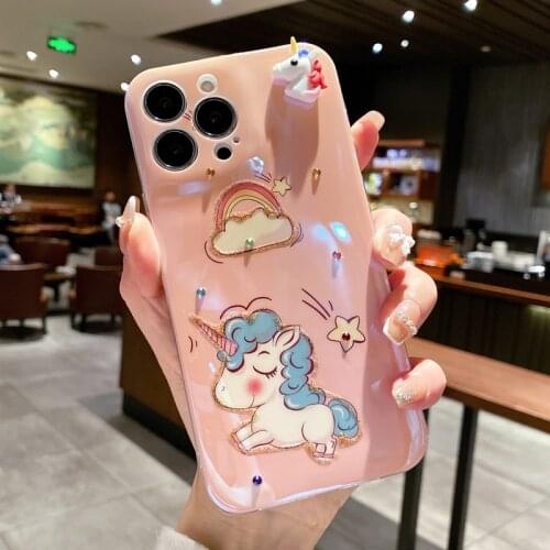 3D Big Ear Rabbit Warm Leopard Case for Samsung S8 S9 S10 S20 Note 10 20 Plus A50 Cover Plush Fluffy Fur Camera Protection Case