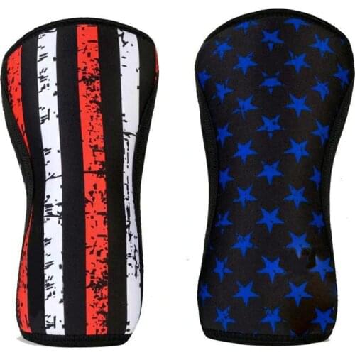 Knee Sleeves for Weightlifting (1 Pair) Premium Support & Compression - Powerlifting & Crossfit - 7mm Neoprene Sleeve