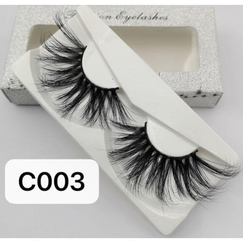 DOCOCER 30mm Long 3D mink lashes extra length mink eyelashes Big dramatic volumn eyelashes strip thick false eyelash