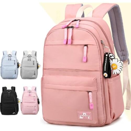 Girls Backpacks Casual School Bags Children Bookbag Primary Kids Satchels Teenagers Travel Bags Solid Knapsack mochila escolar