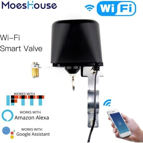 Wifi Smart Valve Home Automation System Valve Control for Gas Or Water Voice Control Work With Alexa Echo Google Home