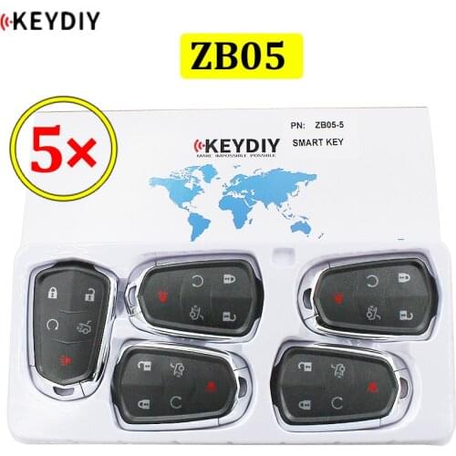 5pcs/lot Universal ZB05 KD Smart Key Remote for KD-X2 Car Key Remote Replacement Fit More than 2000 Models