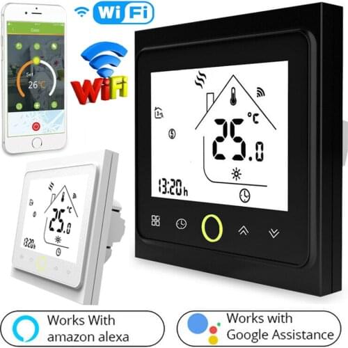 Wifi Smart Thermostat Temperature Controller For Water/electric Floor Heating Water Gas Boiler Works With Echo Alexa Google Home
