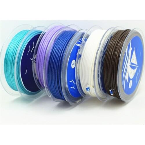 10 meters/piece 1.5MM diameter Waxed Thread Polyester Cord String Strap Wholesale Necklace Rope Bead NO.1~14
