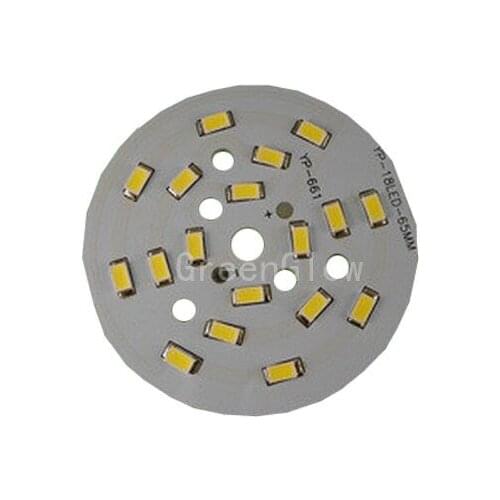 100X hot sales 9w 5730 smd led with pcb high lumen 9W led 5730 led PCB round light for led lighting free shipping
