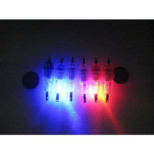 15pcs fishing tackle , fishing light , random colour mixed/6cm