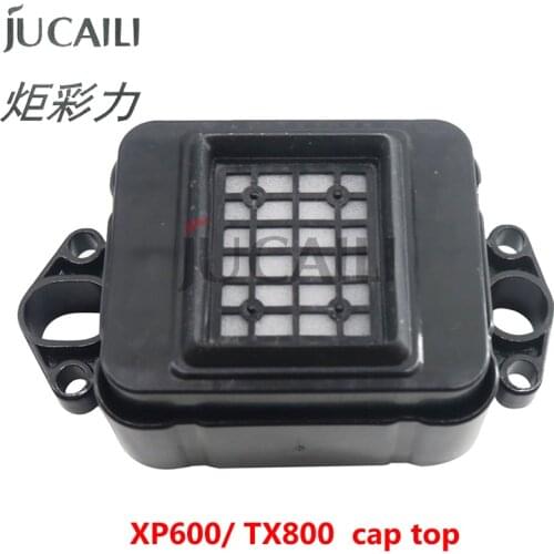 Jucaili 2PCS Top quality printer capping top for Epson XP600 TX800 DX9 DX10 printhead for solvent printer capping station