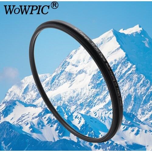 55mm MC UV Filter WOWPIC Super Slim Green Muticoating 16 layers Lens Protector 55 mm Camera Filter for Canon Nikon DSLR Camera