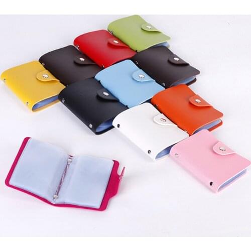 ID Credit Card Wallet Creative Vintage Cash Holder Organizer Case Box 24 Card Pack Cheap Business Credit Card Holder Package