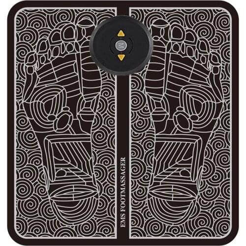 EMS Foot Massage Machine Electric Muscle Stimulator Vibrator Pain Relieve Health Care Relaxation Foot Massage Mat