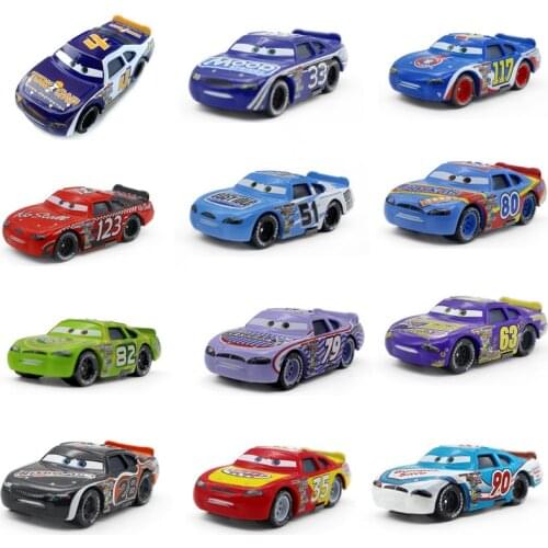 Disney Toy Disney Pixar Cars 3 36Style Lightning McQueen Mater Jackson Storm Ramirez 1:55 Diecast Metal Alloy Model Toy Car Gift
