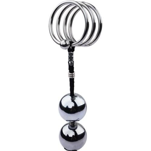 Penis Training Physical Stretcher Penis Ring Pull Beads Couple Passion Sex Tool Male Masturbation Artifact Thread