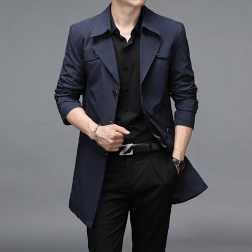 Oversized Single Breasted Blazers Men 5XL 6XL 7XL 2021 Spring Autumn New Men Business Casual X-Long Suit Collar Khaki Coats