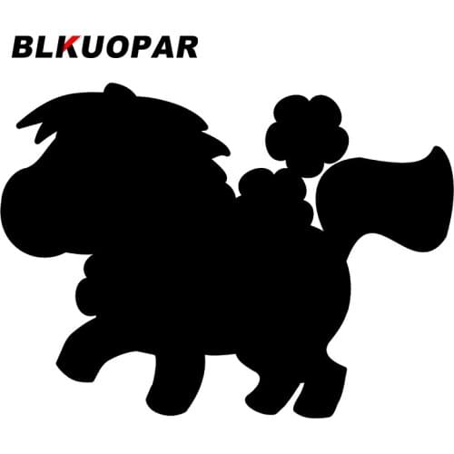 BLKUOPAR for Pony and Flowers Car Stickers Simple Vinyl Decals Occlusion Scratch Vehicle JTR Motorcycle Decor Car Door Protector
