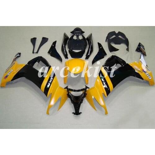 New ABS whole Motorcycle Fairings Kit Fit for Kawasaki Ninja ZX-10R ZX10R 10R 2008 2009 2010 08 09 10 Bodywork set yellow