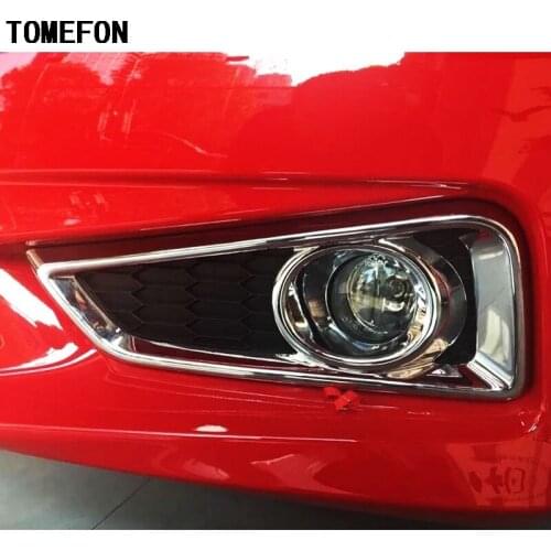 Front Rear Fog Lamp Fog Light Cover Trim Frame For Honda City 2014 2015 2016 Car Exterior Styling