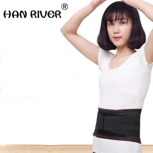HANRIVER Belt between the waist dish the lumbar spine gear steel strain breathable waist highlight to keep warm "
