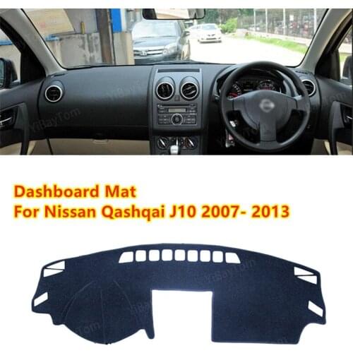 For Nissan Qashqai J10 2007- 2013 Anti-Slip Mat Sunshade Dashmat Protect Carpet Dashboard Cover Pad Accessories