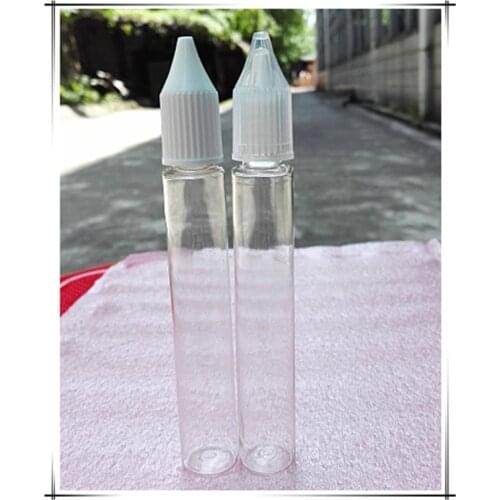 Clear plastic bottle 15ml PET bottle liquid pen shape unicorn bottle