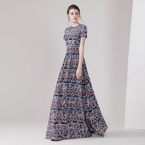 Qian Han Zi Short Sleeve Dresses