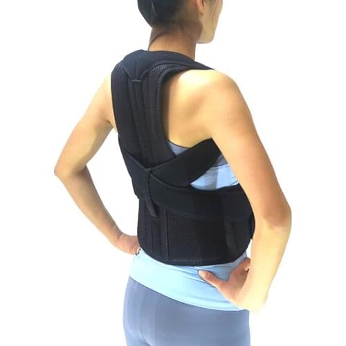 Adjustable Back Clavicle Support Posture Corrector Belt Straightener Band Brace Clavicle Braces & Supports