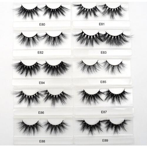 Visofree 25mm Lashes Mink Eyelashes Dramatic Volume 3D Mink Lashes Long Handmade False Eyelashes Makeup Thick False Eyelash