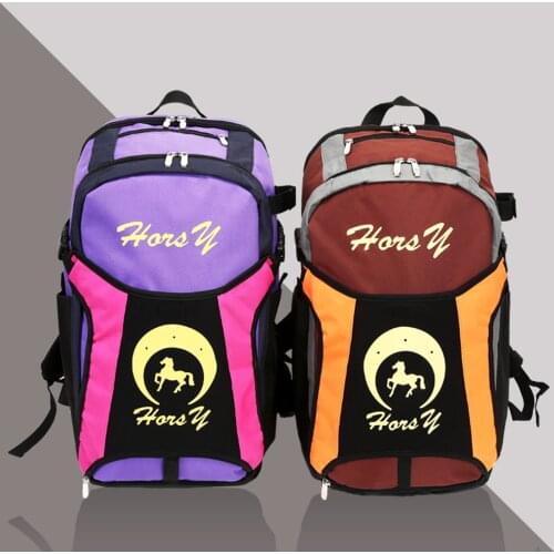 Equestrian Equipment Backpack Outfit Boots Storage Bags Padded Strap Tote Horse Riding Training Practice Gear Carry All Bag