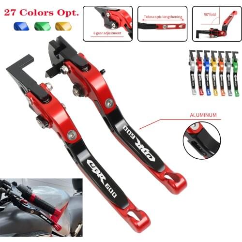 Folding Extendable Brake Clutch Levers Motorcycle Accessories For HONDA CBR900RR 1993-1999 CBR600 CBR 600 F2 F3 F4 F4i 1991-2007
