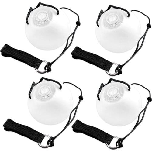 Cheap Wholesale 1/2/4PCS Professional Belly Dance RGB LED Bulb Disco Color Change POI Thrown Ball Stage Light Party Lamps