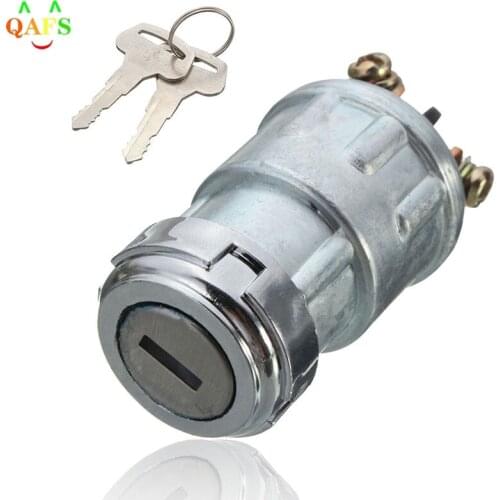 Universal Replacement Ignition Switch Lock Cylinder With 2 Keys For Car Auto Car