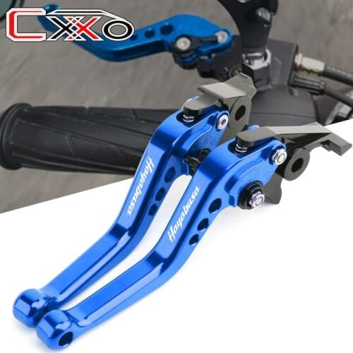 High quality With LOGO Motorcycle CNC Short Brake Clutch Levers For SUZUKI HAYABUSA GSX1300R 1990-2007 2002 2003 2004 2005 2006