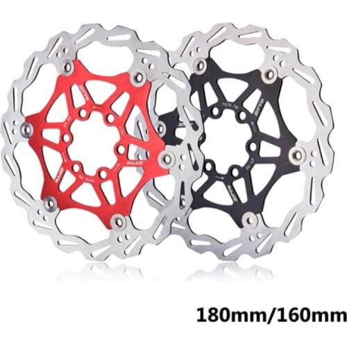 ZTTO 180mm 160mm Stainless Steel Brake Disc Compatible Metallic Pads Bicycle Disc Brake Floating Rotor For MTB XC Road Bike